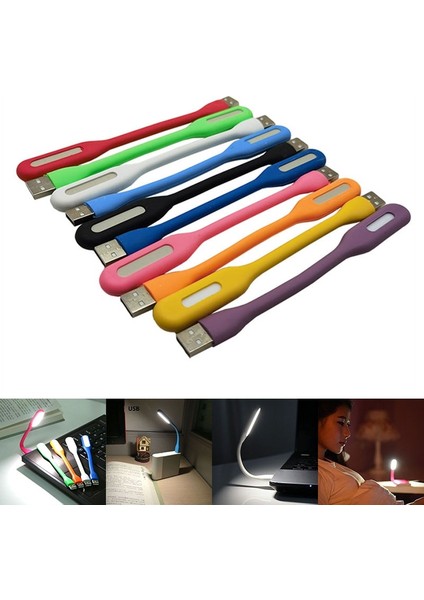 Sarı LED USB Lamba Kitap Işık Mini Taşınabilir USB LED Işık Güç Bankası Taşınabilir Dizüstü Bilgisayar LED Okuma Masası Işık USB Gece Işıkları (Yurt Dışından) fiyatları