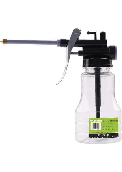 1 Adet Tarzı 250ML Yağlayıcı Gres Tabancaları Ekipmanları Şeffaf Yüksek Basınçlı Pompa Yağlayıcı Yağlama Yağı Kovası Plastik Makine Yağı Potu Genişletilmiş Hortum (Yurt Dışından)