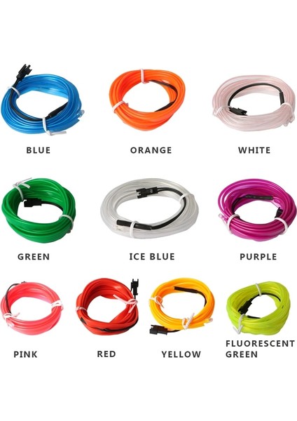 Çakmak Tarzı Kırmızı Sıcak Satış Araba Iç Aydınlatma LED Şerit Dekorasyon Garland Tel Halat Tüp Hattı USB Sürücülü Esnek Neon Işık (Yurt Dışından) fiyatları