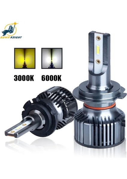 H7 Stili 6000K Dawnknıght F31 H4 H7 Araba LED Far H1 H Hb Hb D2S D2R LED Ampul K Sis Lamk 12V LED Ampul 2 Adet (Yurt Dışından)