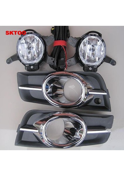 Koşum Stili Sktoo Araba Sis Lambası Chevrolet Cruze Için Sol ve Sağ Sis Lambası Anahtarı Demeti ile Metal Sis Lambası Kapağı (Yurt Dışından) fırsatları