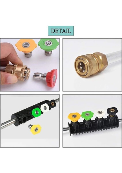 Renksiz Stil Kar Köpüğü Lancewand Ipuçları Araba Yıkama Jet Lance Nozul Su Püskürtme Lance Ucu Karcher Bort Nilfisk Bosch Lavor Için Basınçlı Yıkama (Yurt Dışından)