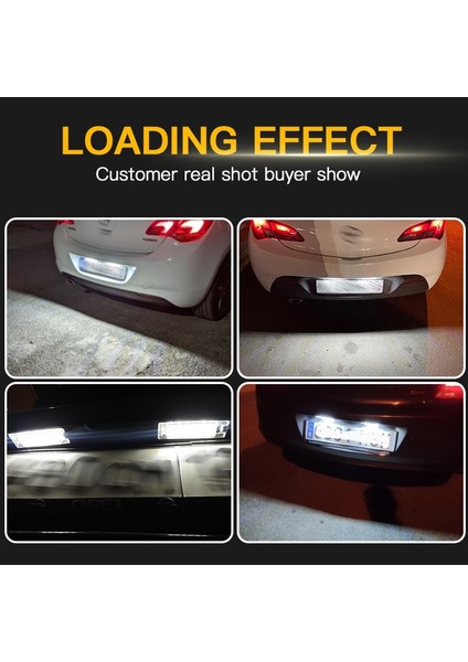 2 Adet LED Opel Vauxhall Için 24-Smd LED Plaka Işık Lambaları Adam Astra H Astra J Astra K Cascada Corsa C Corsa D Corsa E Insignia A (Yurt Dışından) modelleri
