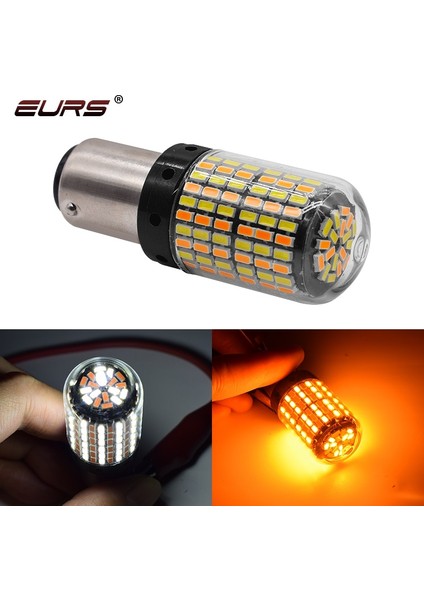 4014 144SMD Stili 4014 45SMD 1 Adet Süper Parlak LED T LED Sinyal Lambası LED Ampul Canbus Fren Lambası H4 H6 LED Sis Lambası Beyaz Amber 12V (Yurt Dışından)