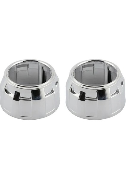 RA-Z-001 Gümüş Stili Ronan 2.5 '' 3.0 '' Hella Kito Için Far Örtüleri Q5 Mh1 Bi-Xenon Bi-Led Projektör Lens Araba Styling Güçlendirme Maskesi Kapağı (Yurt Dışından)