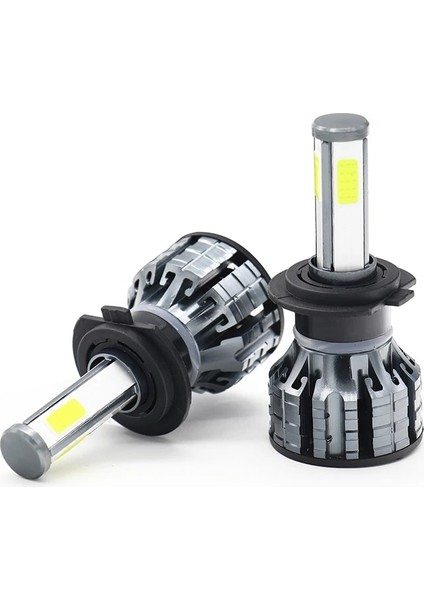 H11 Stili 4 Taraf Zdatt Taraflar H8 H11 H7 LED Lm Hb Hb4 H1 H3 H4 LED Far Ampul 12V Turbo Canbu Derece Süper Otomatik Lamba (Yurt Dışından)