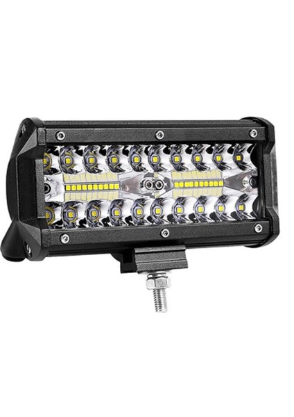 1 Adet 7 Inç Tarzı LED Combo Çalışma Işıkları Bar Spot Off-Road Sürüş Spot Sel Sis Lambası Kamyon Tekne Suv Için 12V 24V Atv Için Far (Yurt Dışından)