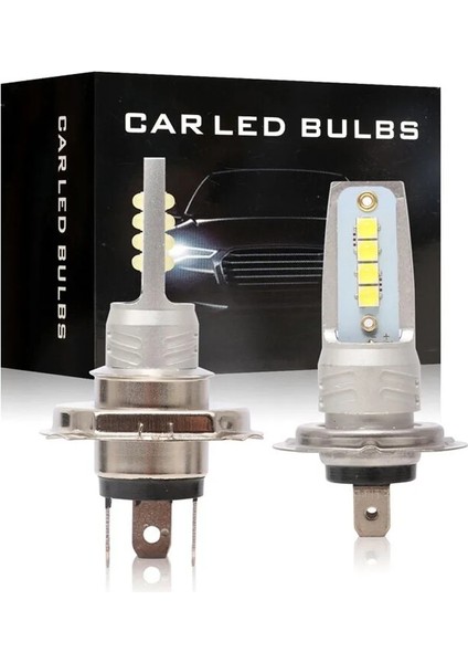 H4 Stili 8000K 2x H4 H7 H11 H1 H3 HB3HB4 LED Araba Far Işıkları Ön Sis Lambası Lm Ampulk 6000K 8000K Araba Aksesuarları (Yurt Dışından)