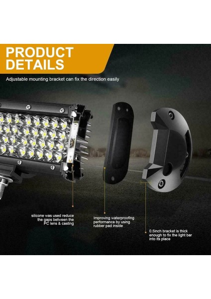1 Adet 120W LED Bar Stili Anmıngpu 12V 24V 144W Off Road Kamyon Için LED Işık Çubuğu Tekne Niva Lada Jeep 4x4 Atv Spot Sel LED Çalışma Işığı Araba Sürüş Sis Lambası (Yurt Dışından) indirimleri