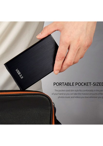 Mavi Stil 2tb Yeni Orijinal Taşınabilir Harici Sabit Disk Diskleri USB B SSD Katı Hal Sürücüleri Pc Dizüstü Bilgisayar Depolama Aygıtı Için (Yurt Dışından)