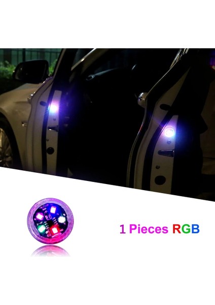 Rgb x 1 Parça Evrensel LED Araba Açılış Kapısı Güvenlik Uyarısı Çarpışma Önleyici Işıklar Manyetik Sensör Strobe Yanıp Sönen Alarm Işıkları Park Lambası (Yurt Dışından)