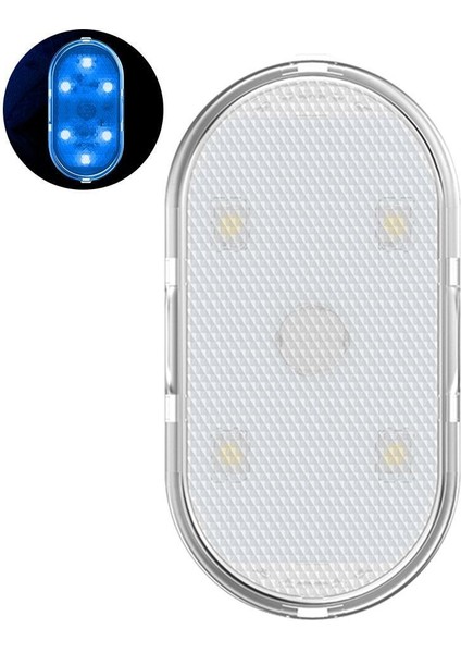 2 Adet Tarzı Buz Mavisi Araba Iç Işık Oto Tavan Tavan Okuma Lambası LED Araba Styling Gece Lambası Mini USB Şarj Araba Işığı (Yurt Dışından)
