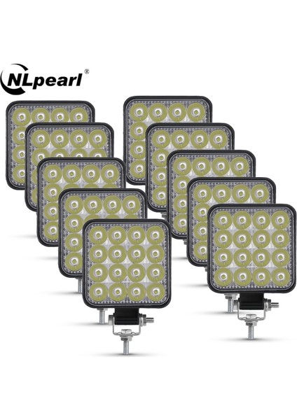 2 Adet 48W Sis Lambası Stili Nlpearl LED Işık Çubuğu 42W 48W Mini LED Çalışma Işığı Spot 12V 24V Offroad LED Bar Offroad Jeep Kamyon 4x4 4WD Araba Suv Atv (Yurt Dışından)