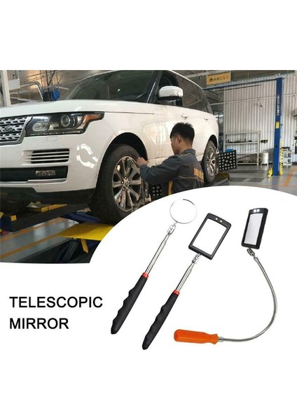 CA432 Stili Işık Aynası ile Muayene Aynası Teleskop Uzatma Araba Açısı Teleskopik Araba Yastık Kavrama Kolu Lens Arabalar Için LED Endoskop (Yurt Dışından) fiyatları