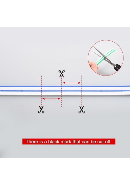 130CM Tarzı Sarı Araba Kaput Gündüz Çalışan Işık Şeridi Su Geçirmez Esnek LED Oto Dekoratif Atmosfer Lambası Ortam Arka Işık 12V Evrensel (Yurt Dışından)