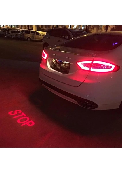Çarpışma Önleyici Arka Araba Lazer Kuyruk Sis Lambası Otomatik Fren Park Lambası LED Stop Sinyali Göstergesi Uyarı Işığı Araba Styling (Yurt Dışından) fiyatları