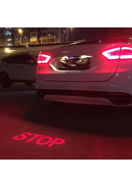 Çarpışma Önleyici Arka Araba Lazer Kuyruk Sis Lambası Otomatik Fren Park Lambası LED Stop Sinyali Göstergesi Uyarı Işığı Araba Styling (Yurt Dışından) modelleri