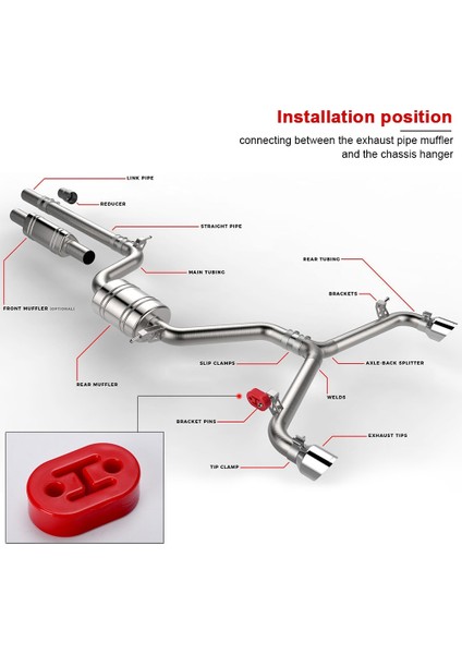 1 Adet Yeni Mavi Stil Wlr - Çap Delikleri Evrensel Araba Poliüretan Egzoz Kuyruk Borusu Montaj Braketleri Askı Izolatörü WLR8952 (Yurt Dışından) indirimleri