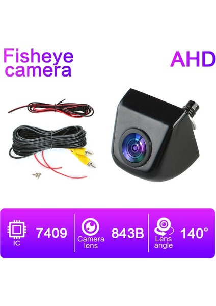 Balık Gözü Araba Radarı ve Arka Görüş Kamerası 3'ü 1 Arada Araba Gece Görüş Radarı Park Sensörü Derecesi IP67 Dvr ile Su Geçirmez Stand (Yurt Dışından)