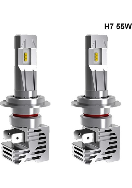 9006 Hb4 55W 2 Adet Araba LED Far H4 Lm Yüksek Düşük Işın 55W H7 H H1ORIJINAL Lamba Sis Ampul Motosiklet 6500K Dc 12V (Yurt Dışından) fırsatları