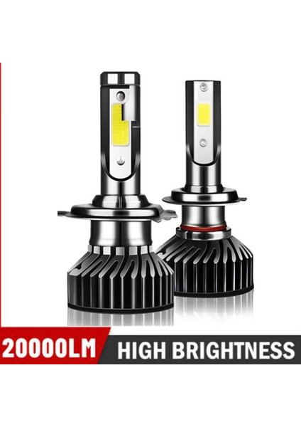 H9 Stili 6500K Muxall Lm 6000K 4500K 8000K Hb3 Hb4 H1 H8 H7 H4 H11 H9 LED Far Süper Parlak Cob Chıp Araba Sis Ampul 12V (Yurt Dışından)