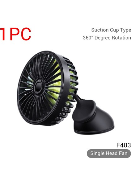 F403 Stili Pano Hava Sirkülasyon Fanları Için USB Araba Fanı Abs Üç Hız Yaz Soğutma Fanı Yüksek Hava Akışı Faummer Accessori (Yurt Dışından)