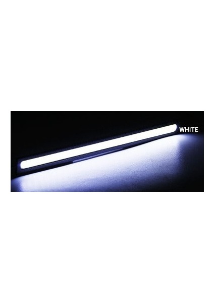 2 Parça Tarzı Beyaz Evrensel 17CM Araba LED Işık Çubuğu Şerit Koçanı Gündüz Çalışan Dış Işıklar Oto Su Geçirmez Araba Styling Drl Barra LED Lamba 12V (Yurt Dışından)