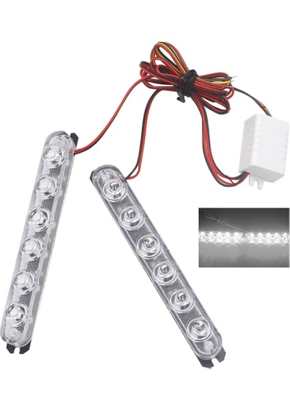 3led Stili Beyaz Olice Işıkları Leb Flaş Lambaları Flaşör Otomatik Flaş Stroboskoplar Flaşlı Işık Acil Durum Uyarı Işığı Park Sinyal Işığı (Yurt Dışından)