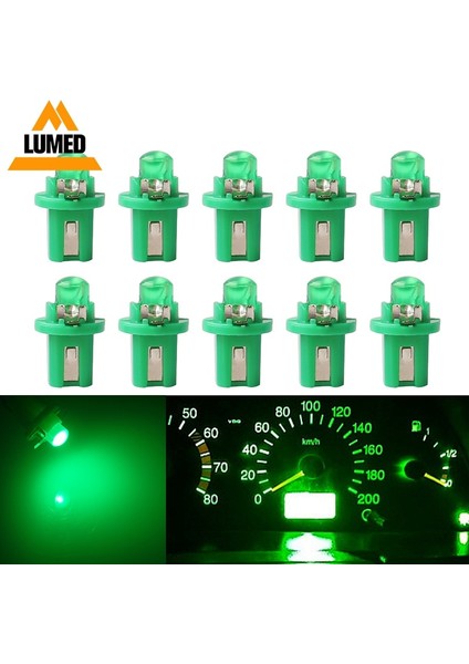 Yeşil Stil T5 Led'i T3 LED B Led'leri Araba Ampul Cob Led'leri Küme Göstergeleri Pano Aletleri Panel Iklim Tabanı Lamba Işığı (Yurt Dışından) modelleri
