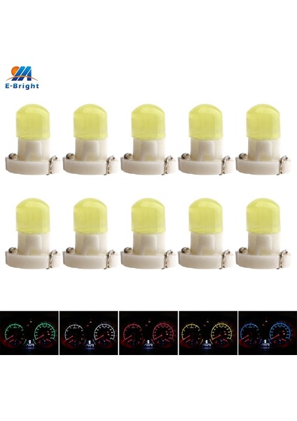 Beyaz 10X T3 Neo Kama LED 8mm Dashboard Ampuller Araba Araç Gösterge Paneli Gösterge Işıkları Için 12V Gösterge Ampul Değiştirme (Yurt Dışından)