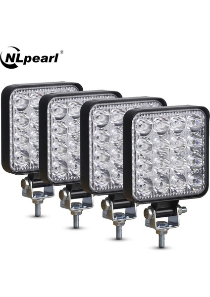 2 Adet 42W Sis Lambası Stili Nlpearl Araba LED Çalışma Işık Çubuğu Spot LED Bar Offroad 12V 24V LED Işık Çubuğu Kamyon Off Road 4x4 4WD Suv Atv LED Sis Lambası (Yurt Dışından) fiyatları