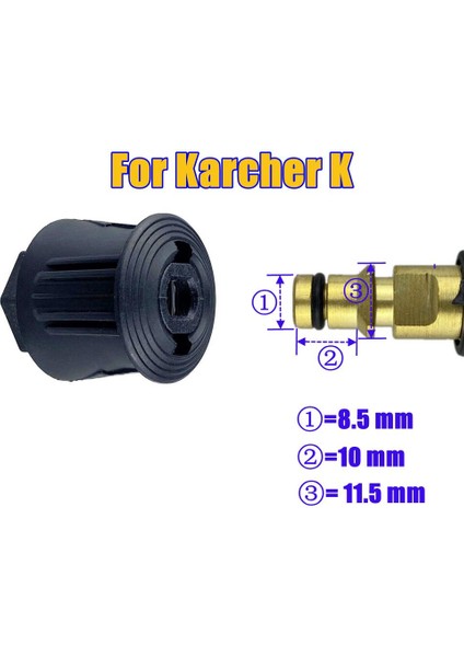 Karcher K Stili Için Karcher Stihl Nilfisk Gerni Hortum Adaptörü Için Basınçlı Yıkama Çıkışı Hortumu Konektörü Dönüştürücü (Yurt Dışından)