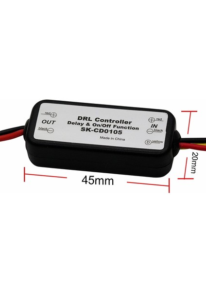 CD0105-KAPALI Sürüm Hausnn Drl Denetleyici Auto Car LED Gündüz Çalışan Işık Rölesi Demeti Dimmer Onoff Sis Farı Denetleyicisi (Yurt Dışından) fırsatları