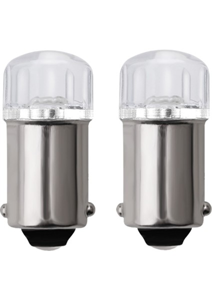 Mor 2 Adet BA9S T4W LED Araba Ampulü T2W T3W H5W Iç Araba LED Plaka Işığı 2 LED Md DC12V (Yurt Dışından)