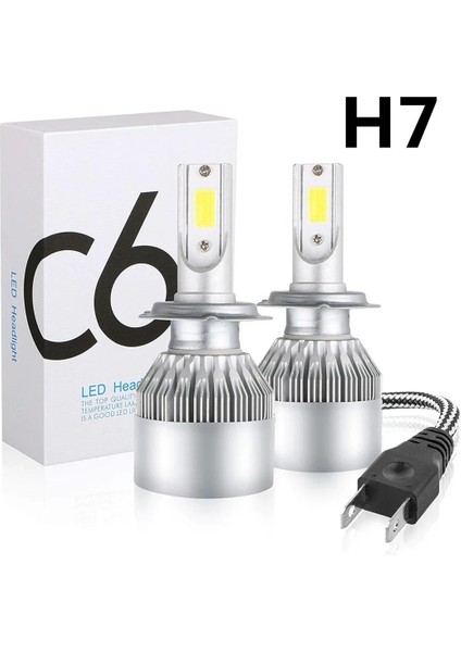 H7 2 Adet H4 LED Far Araba LED Işık H7 Canbus H1 H13 H8 H9 H Hb Hb4 36V K (Yurt Dışından)