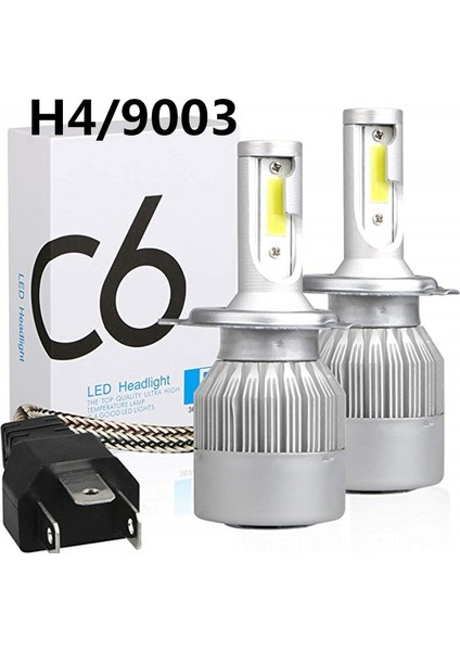 H7 2 Adet H4 LED Far Araba LED Işık H7 Canbus H1 H13 H8 H9 H Hb Hb4 36V K (Yurt Dışından)