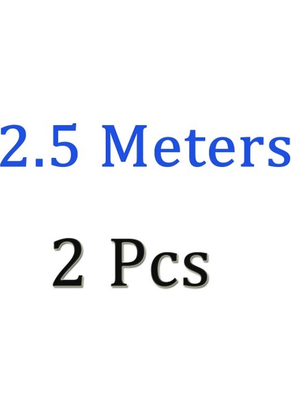 2.5 Metre 2 Adet 1m M 4 M Bornoz Uzatma Kablosu, Bağlanmak ve Su Geçirmezlik Için Kullanışlı ve Güvenilirdir. (Yurt Dışından)