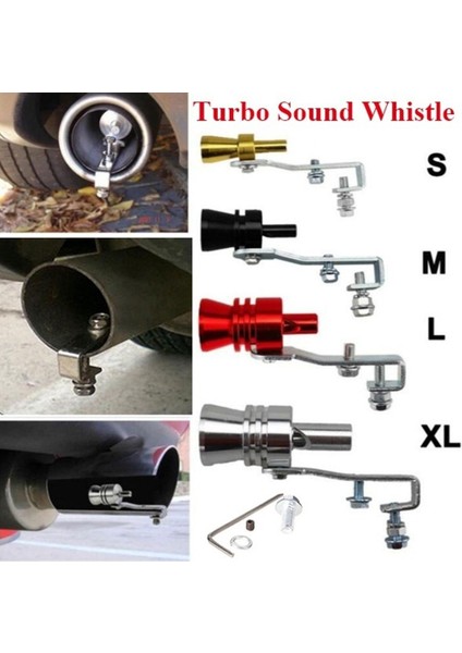 S Tarzı Evrensel Ses Simülatörü Araba Turbo Ses Düdüğü Xl Araç Tamir Cihazı Egzoz Borusu Turbo Ses Düdüğü Araba Turbmuffler (Yurt Dışından)