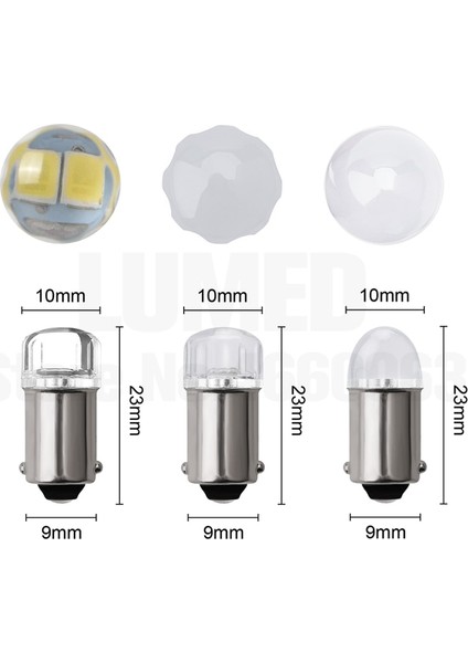 Mor 2 Adet BA9S T4W LED Araba Ampulü T2W T3W H5W Iç Araba LED Plaka Işığı 2 LED Md DC12V (Yurt Dışından) fırsatları