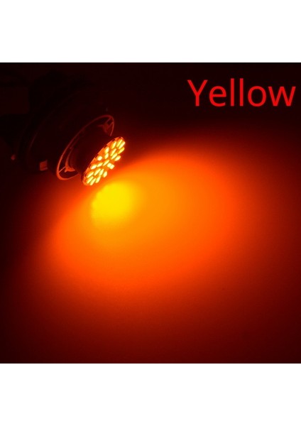 1157 BAY15D Stili Sarı 1156 Ba BAY15D P21W 22SMD Beyaz Araba LED Fren Dönüş Işık Park Lambası Otomatik LED Yedekleme Kama Lambası Kuyruk Plaka Ampul (Yurt Dışından)