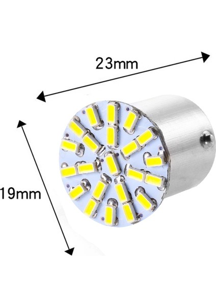 1157 BAY15D Stili Sarı 1156 Ba BAY15D P21W 22SMD Beyaz Araba LED Fren Dönüş Işık Park Lambası Otomatik LED Yedekleme Kama Lambası Kuyruk Plaka Ampul (Yurt Dışından) modelleri