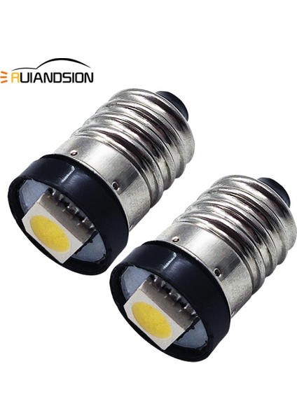 6V Tarzı Sarı V 6V 12V 24V 4300K ​​esmd Vida Dişli Bisiklet Kuyruk Işık Makinesi LED Eski El Feneri Ampulü Değiştirin 6000K Sıcak Beyaz Amber (Yurt Dışından) fiyatları