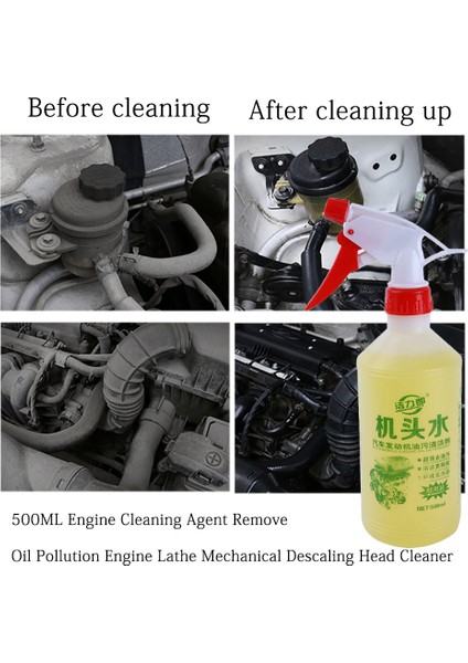 500ML Motor Dış Ajan Püskürtme Motor Bölmesi Temizleyici Ağır Yağı Kaldırır Araba Cam Temizleyici Temizleme Araba Bakımı (Yurt Dışından) modelleri