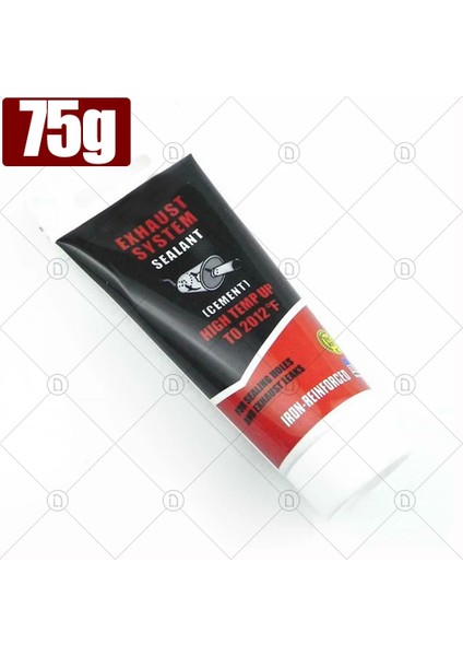 75G Tarzı Yüksek Sıcaklık Mastik Araba Egzoz Borusu Egzoz Susturucu Motosiklet Tamir Oto Tamir Aracı Yapıştır Tutkal Otomotiv Metal 150G (Yurt Dışından) fiyatları