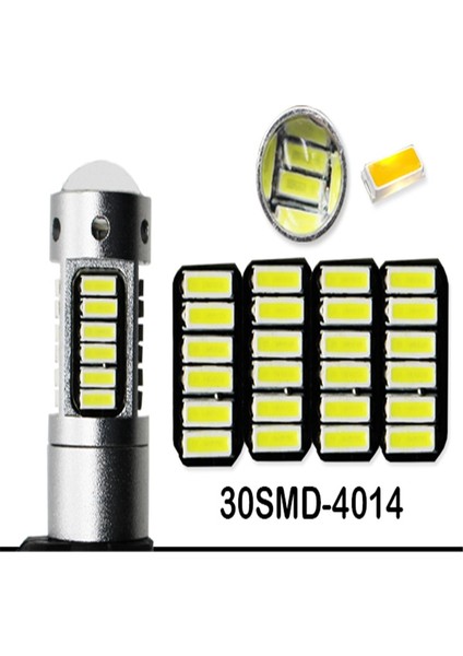 H3 Stili Kırmızı 2 Adet H3 W5W 6500K Beyaz 25W Md Yüksek Güç LED Sis Işık Far Lambaları Ampul Lens Dc 12V Araba Işık (Yurt Dışından) modelleri