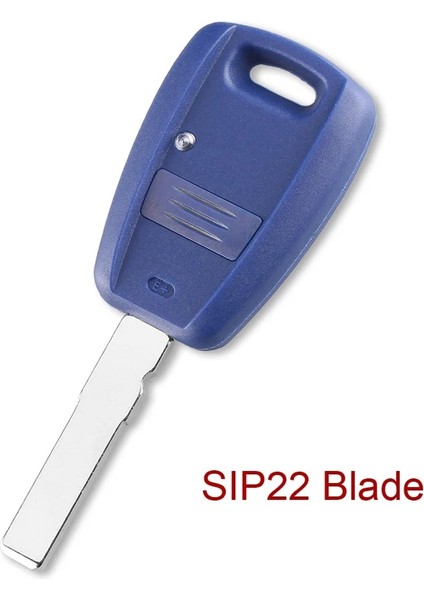 SIP22 Bıçak Dandkey Araba Anahtarı Kapağı 1 Düğme Uzaktan Anahtar Durum Fiat Punto Doblo Bravo Transponder Oto Anahtar Kabuk SIP22 BLADEGT15R Blade (Yurt Dışından)