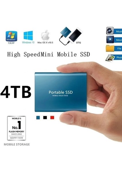 Kırmızı Stil 2tb 8tb 500GB 4tb Taşınabilir SSD Harici Sabit Disk For Laptoptype-C USB 3.1 SSD Sabit Disk Masaüstü Pc Için Taşınabilir SSD Flash Bellek (Yurt Dışından)