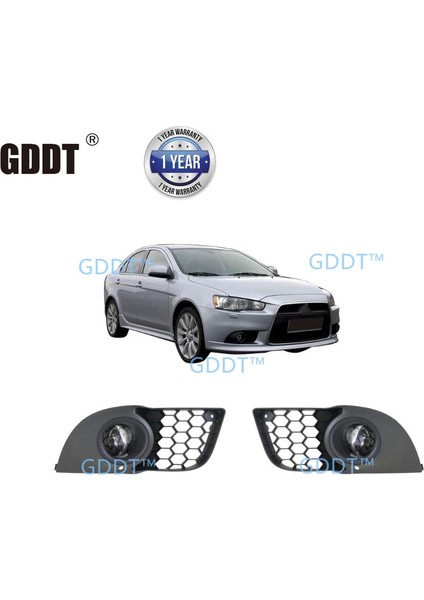 Tel Takımı Tarzı Lancer Sport Için 1 Parça Sis Farları Ön Lamba Kapağı Lancer Gt Uyarı Lambaları Ücretsiz Ampul Veya Tel ve Anahtarı LED Drl (Yurt Dışından) indirimleri