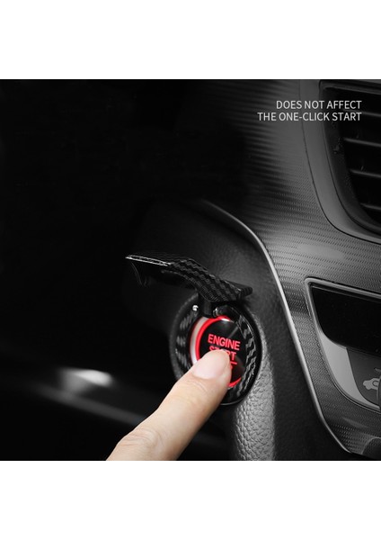 H Tarzı Araba Motoru Çalıştırma Durdurma Anahtarı Düğme Kapağı Dekoratif Oto Aksesuarları Basma Düğmesi Yapışkan Kapak Araba Içi (Yurt Dışından) fırsatları