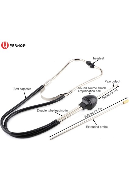Ueeshop Yükseltme Otomatik Silindir Stetoskop Mekatetoskop Araba Motor Bloğu Teşhis Otomotiv Işitme Aracı (Yurt Dışından) modelleri